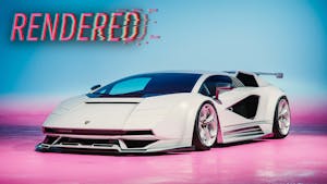Re-designed 2022 Lamborghini Countach | Rendered with Kyza