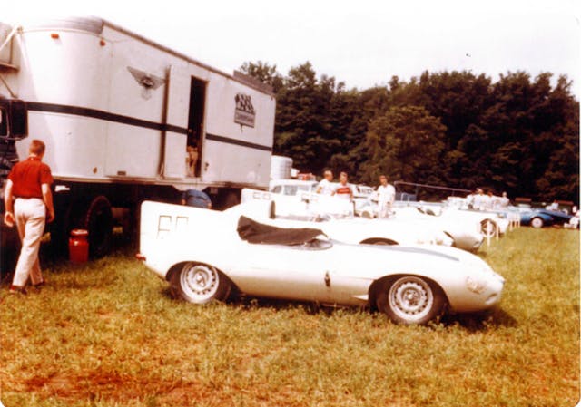 1957 Jaguar side