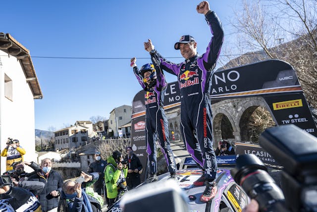 Sebastien Loeb and Isabelle Galmiche