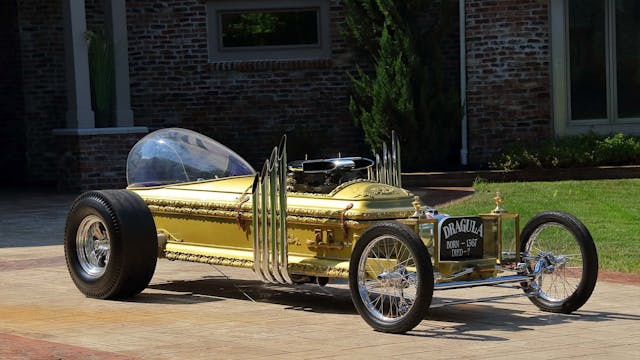 1964 Barris custom Dragula dragster munster movie coffin car