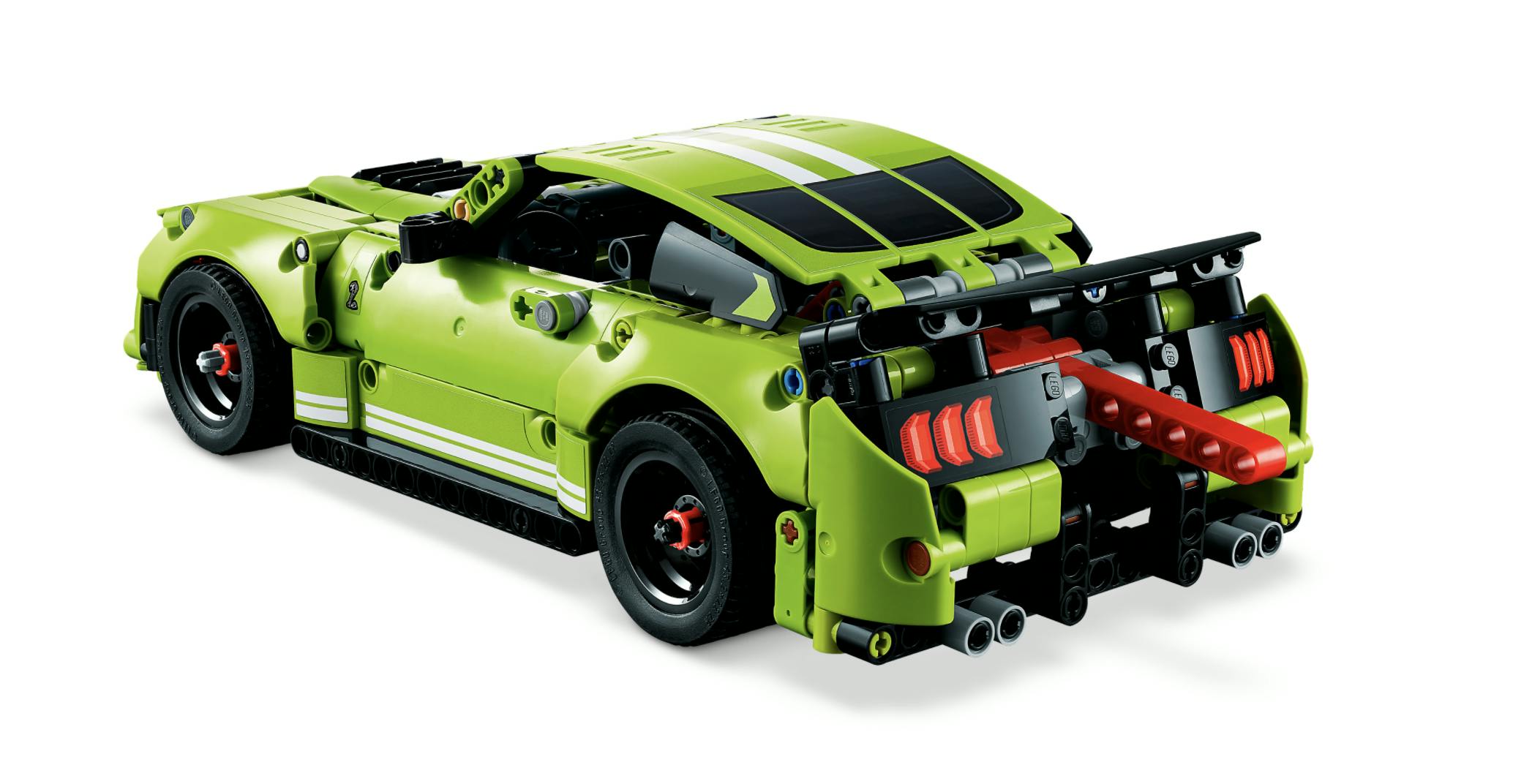 LEGO GT500 Mustang rear three quarter