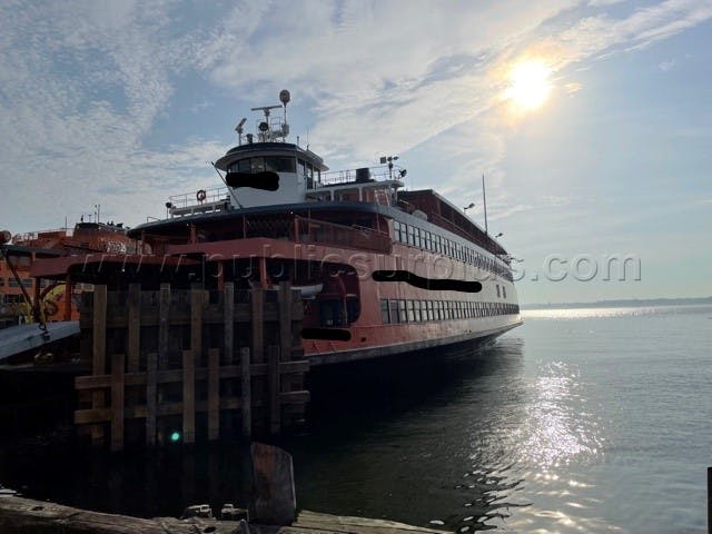 Staten Island ferry docked full