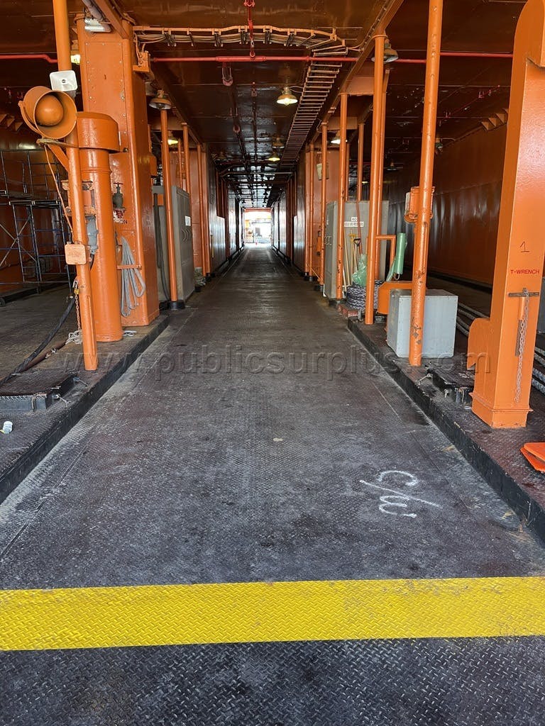 Staten Island ferry interior steerage