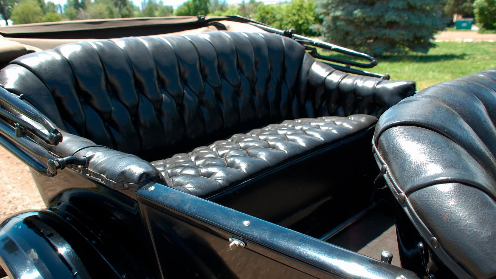 Wonderful Life Movie Car Dodge interior rear seat