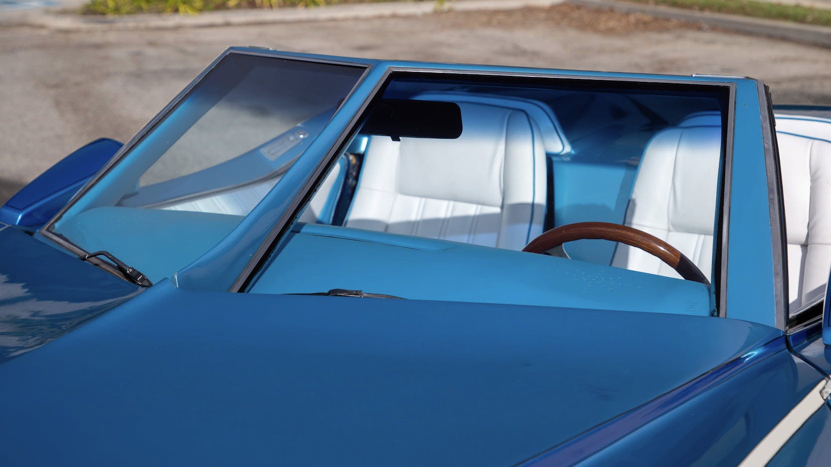 1969 Barrister Corvette Barris custom convertible windshield