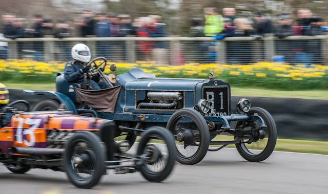 1908 Brasier prewar racing action