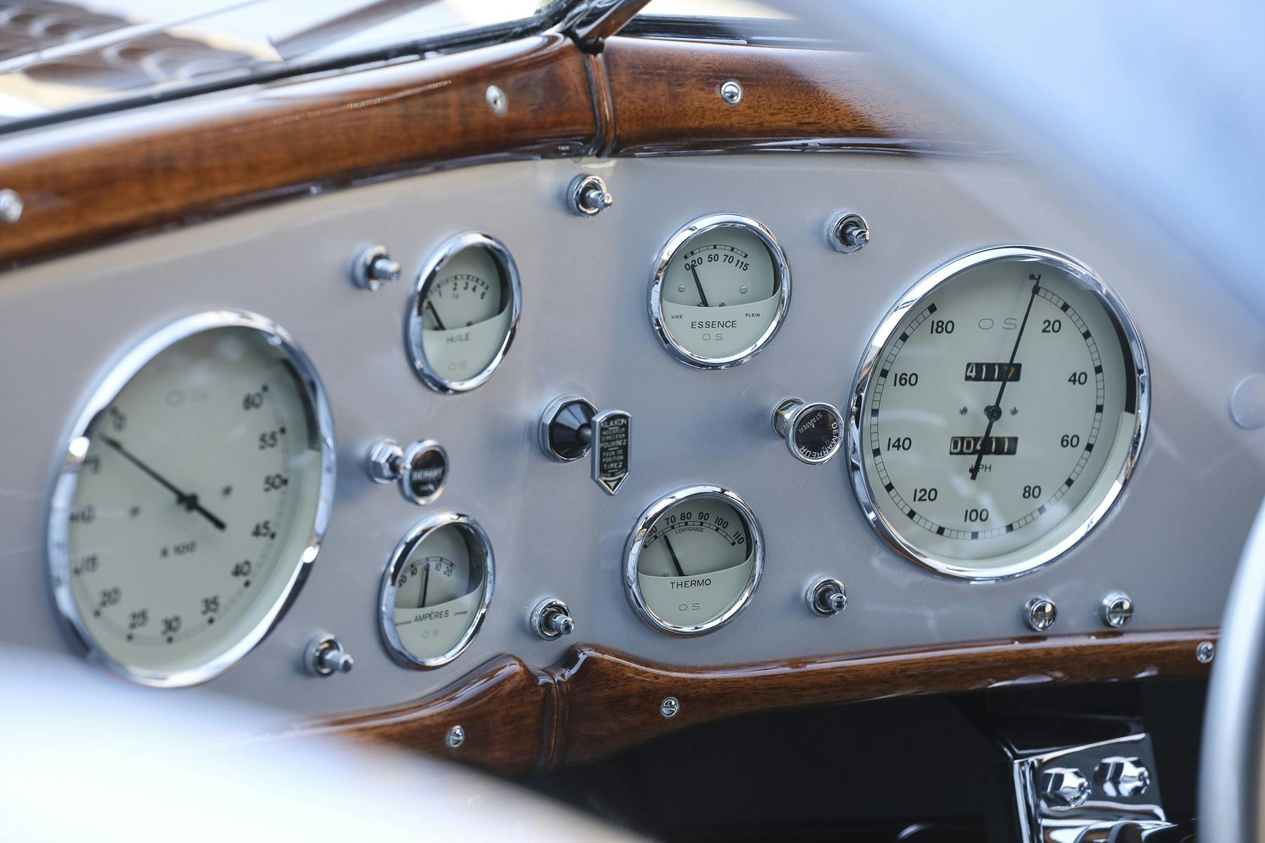 1937 Talbot-Lago T150-C-SS Teardrop Coupe 1937 Talbot-Lago T150-C-SS Teardrop Coupe interior dash panel gauges