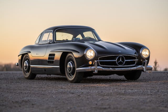 1955 Mercedes Benz 300 SL Gullwing front three-quarter