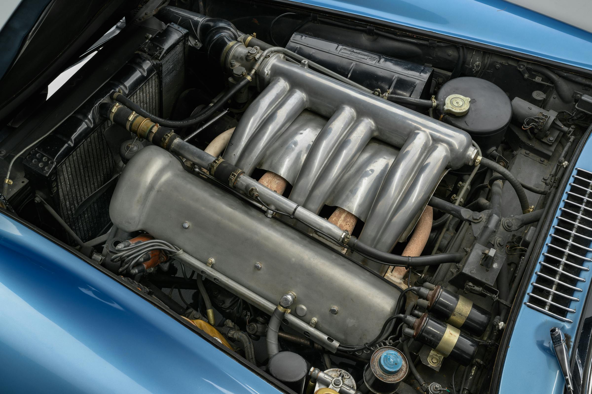 1958 Mercedes-Benz 300 SL roadster engine bay