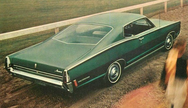 1968 Mercury Monterey Ad rear three-quarter