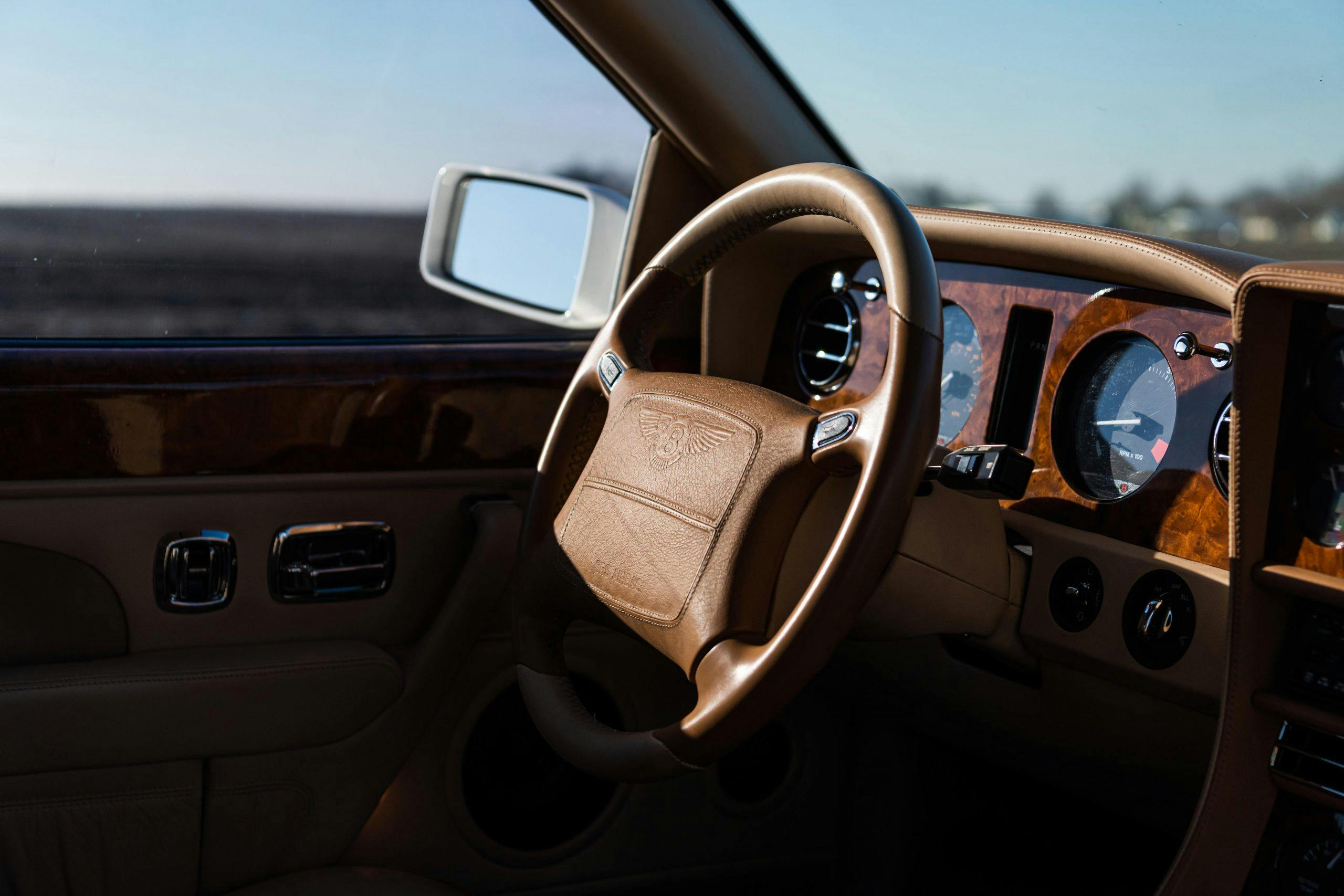 1997 Bentley Continental R California interior steering wheel