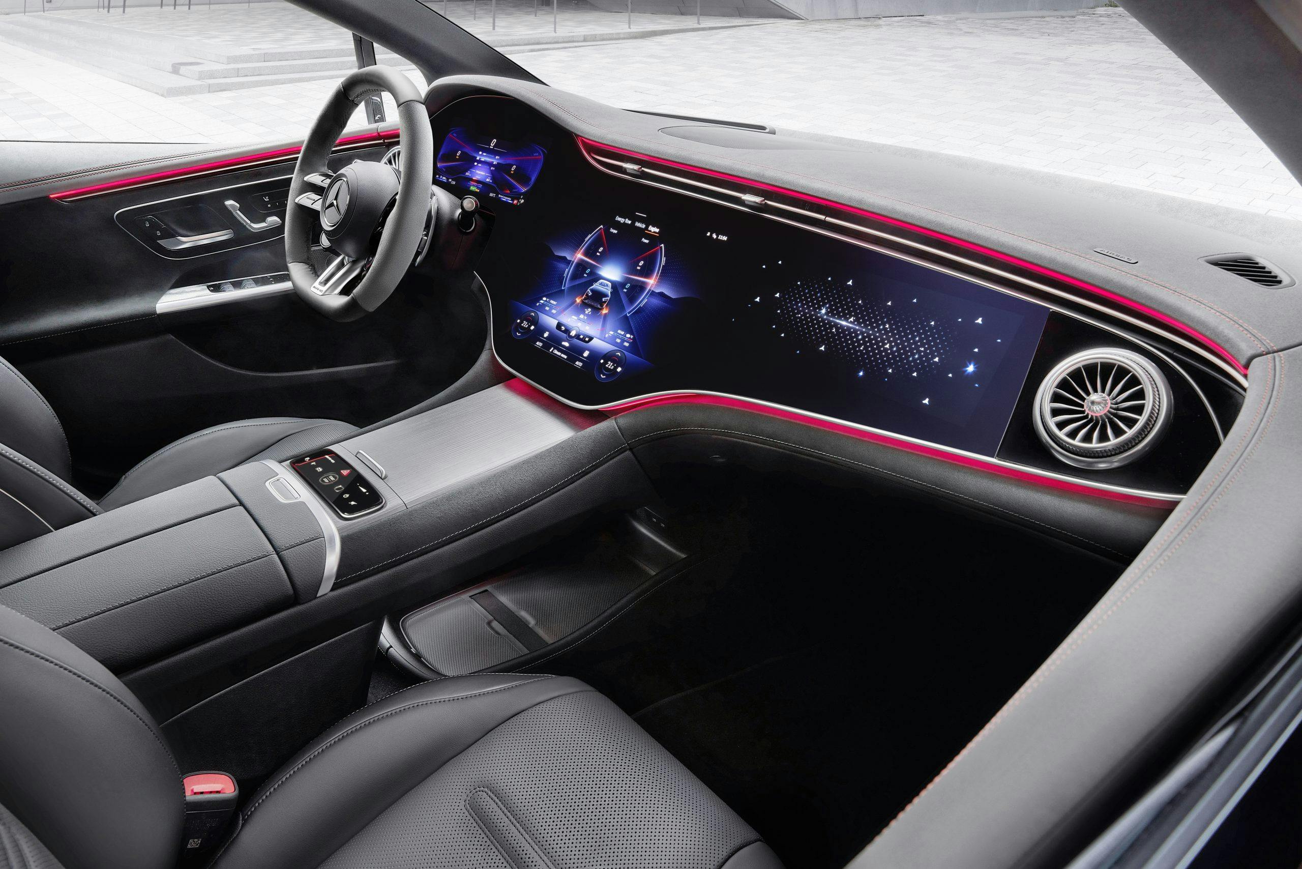 Mercedes-AMG EQE 43 4MATIC interior hyperscreen