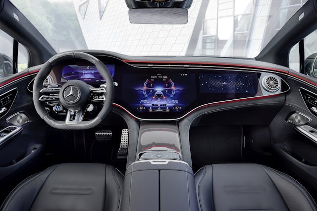 Mercedes-AMG EQE 43 4MATIC interior hyperscreen