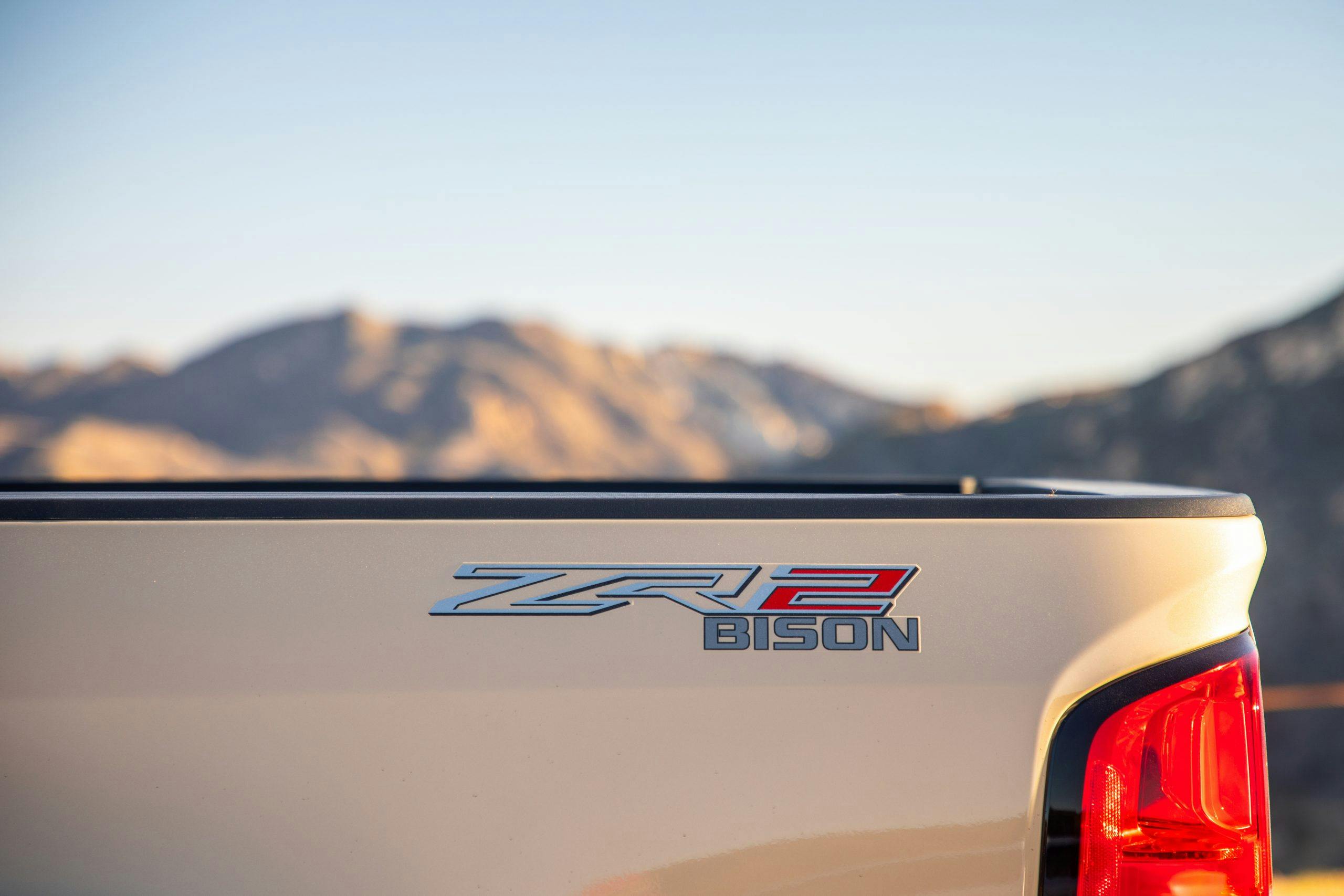 2021 Chevrolet Colorado ZR2 Bison bed decal detail