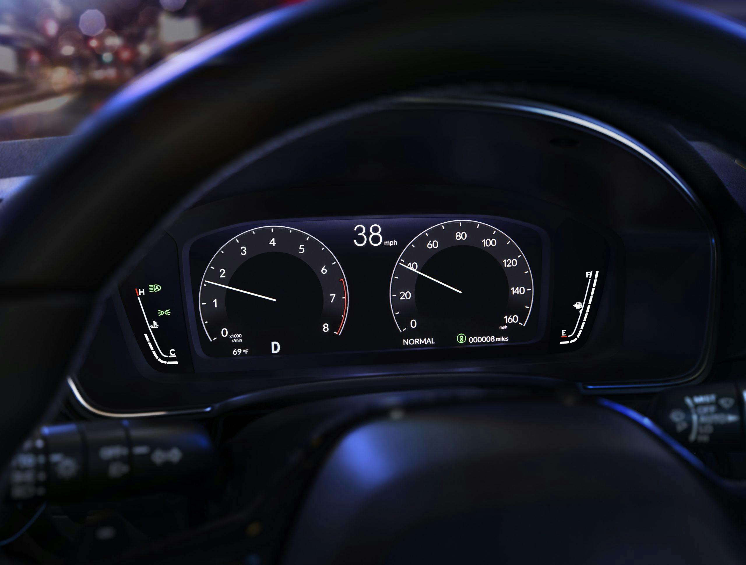 2022 Honda Civic Hatchback Sport Touring dash