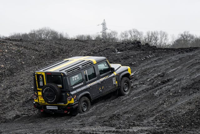 2022 Ineos Grenadier 4x4 rear three-quarter action