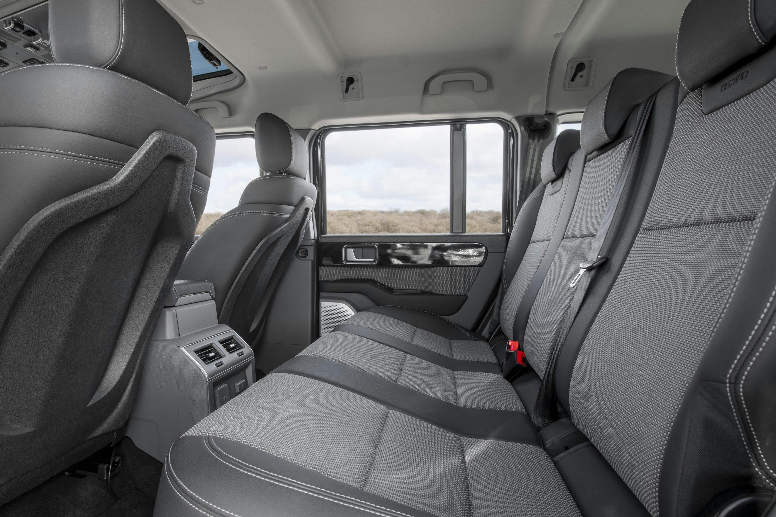 2022 Ineos Grenadier 4x4 interior rear seat