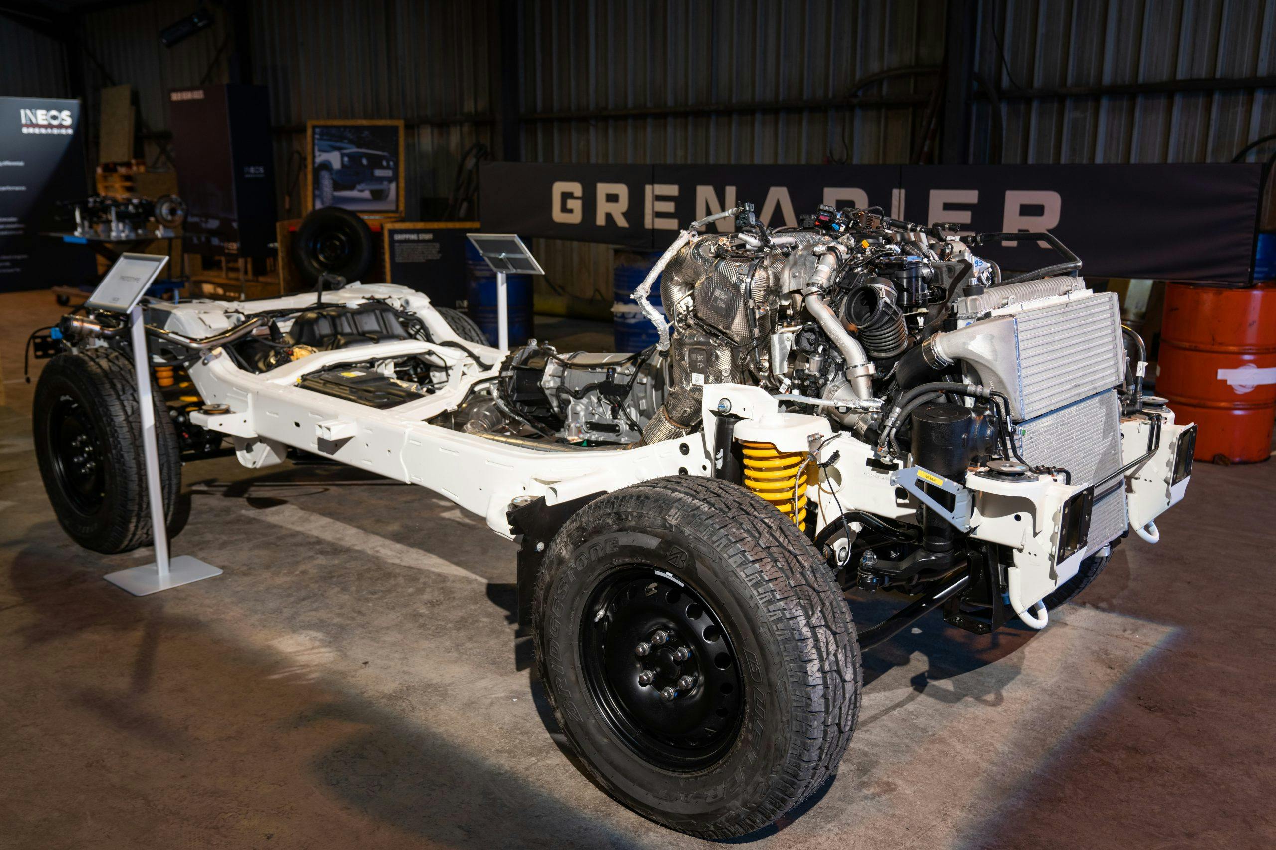 2022 Ineos Grenadier 4x4 platform chassis
