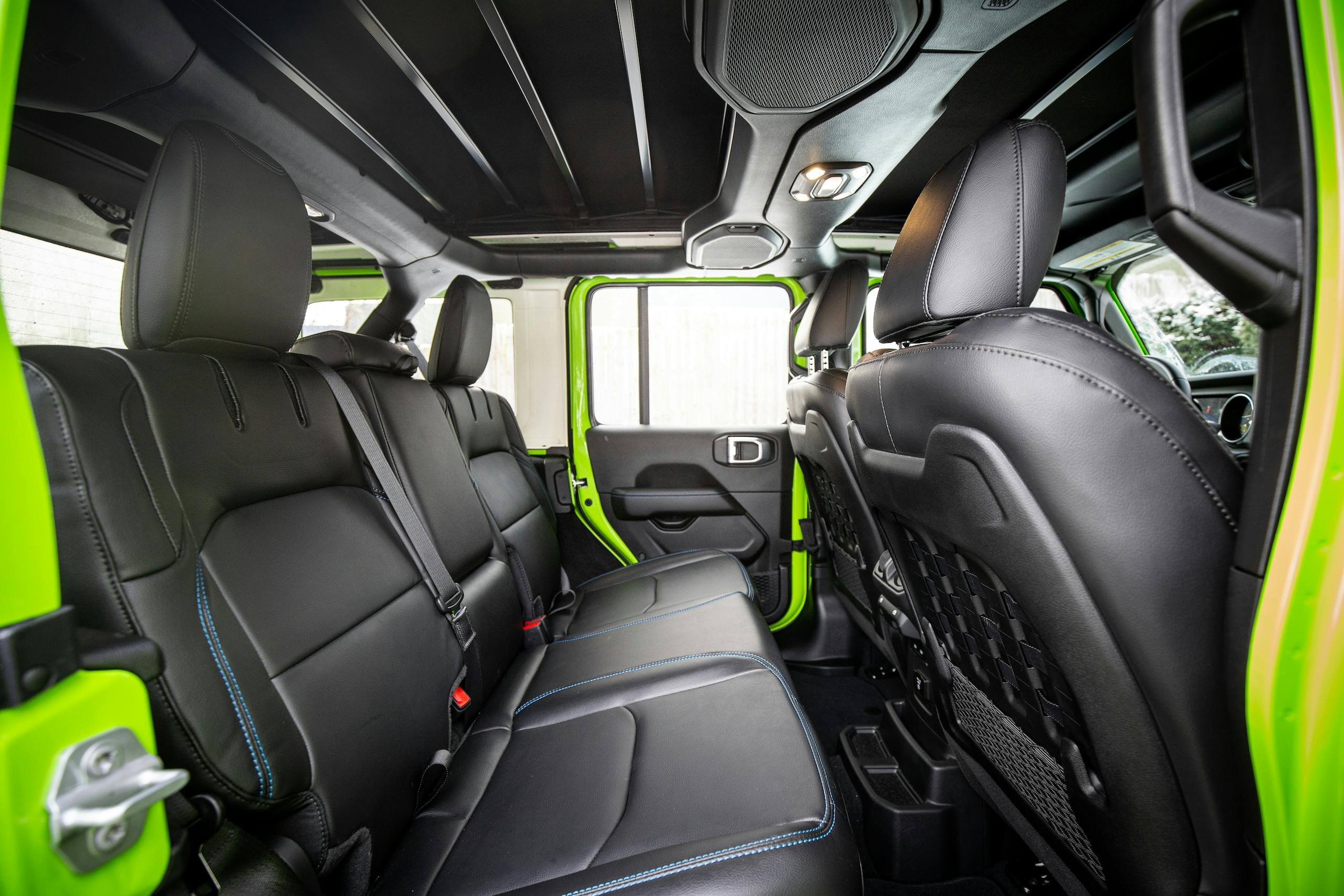 2022 Jeep Wrangler 4XE interior rear seat