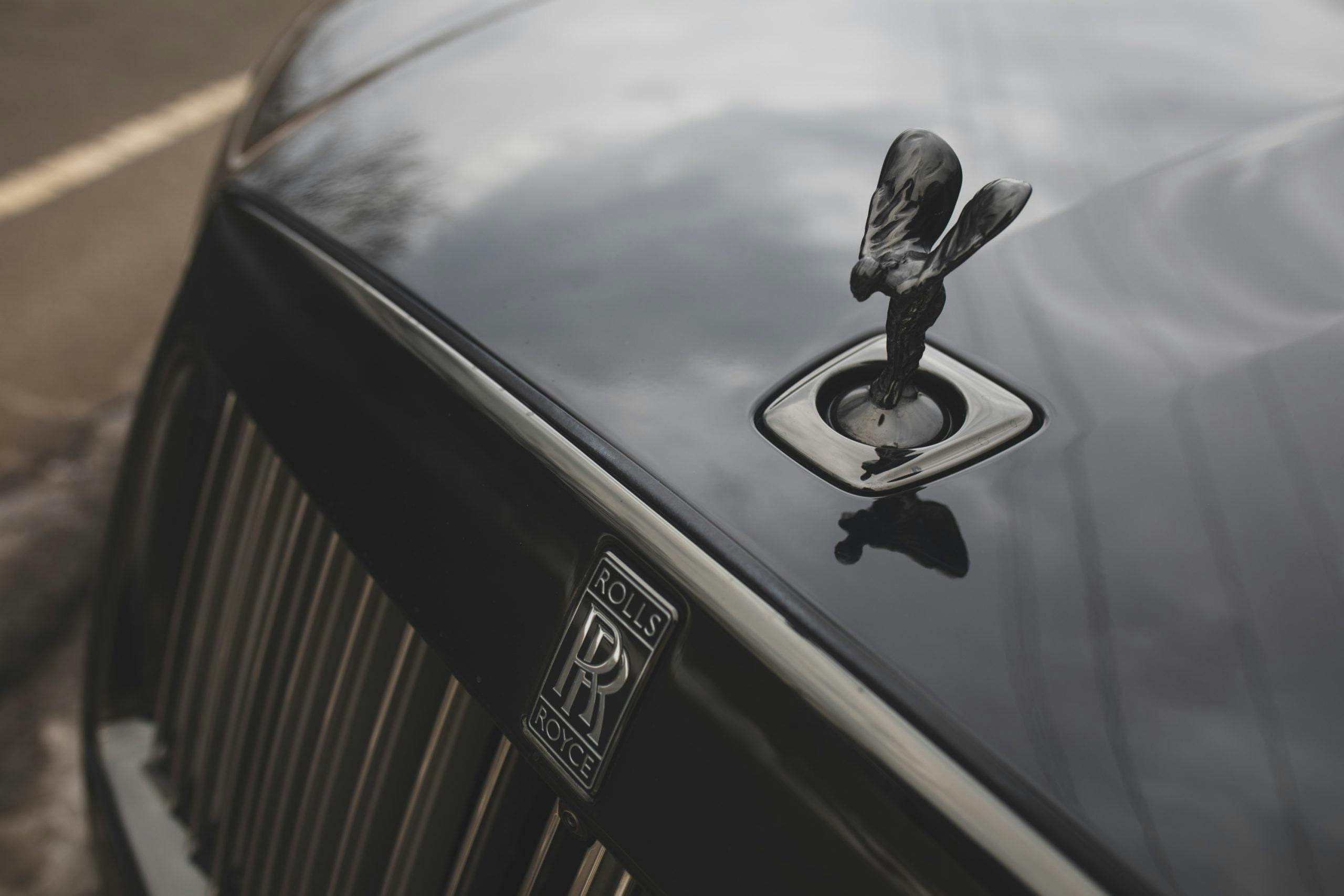 2022 Rolls-Royce Ghost Black Badge hood ornament