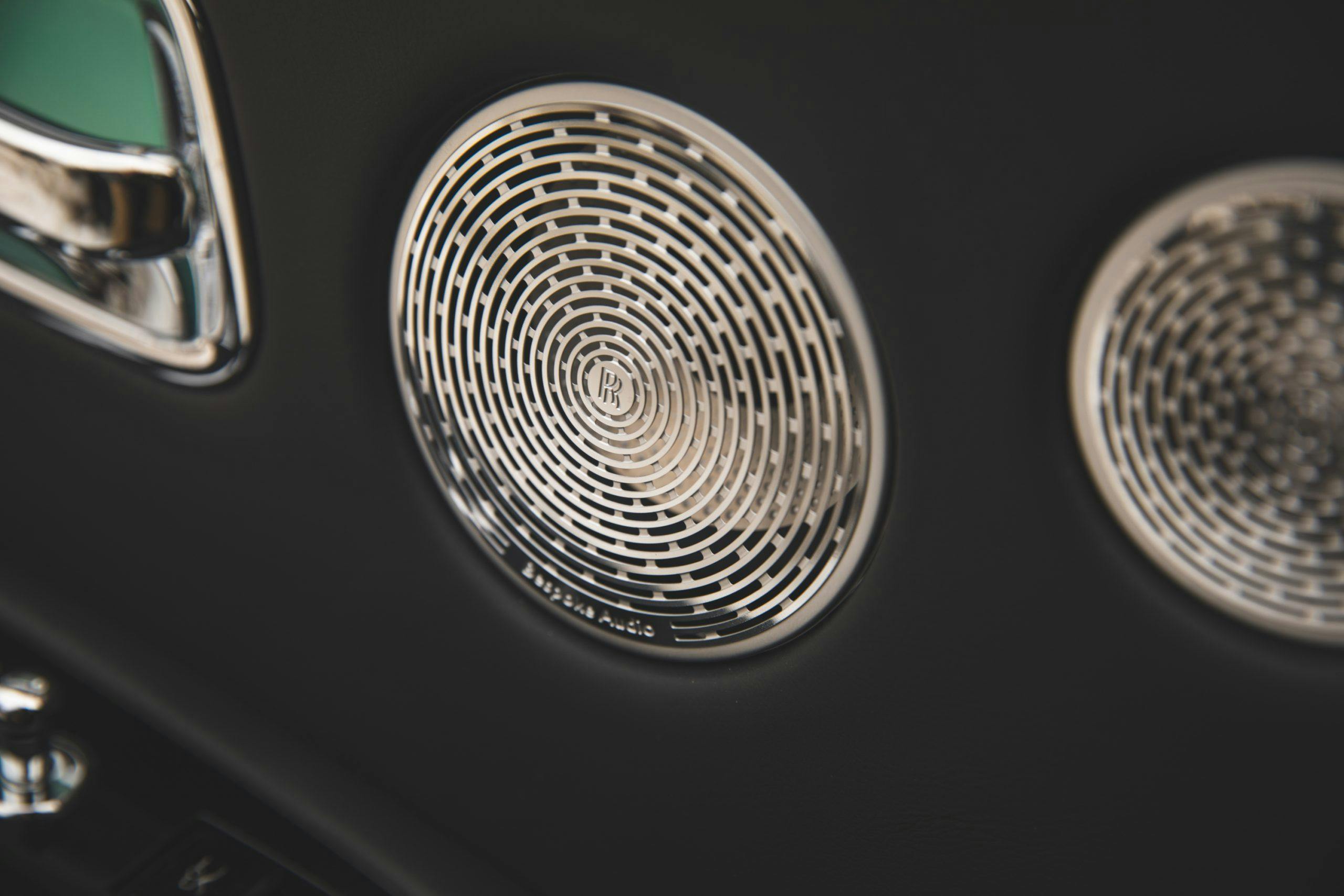 2022 Rolls-Royce Ghost Black Badge speaker detail