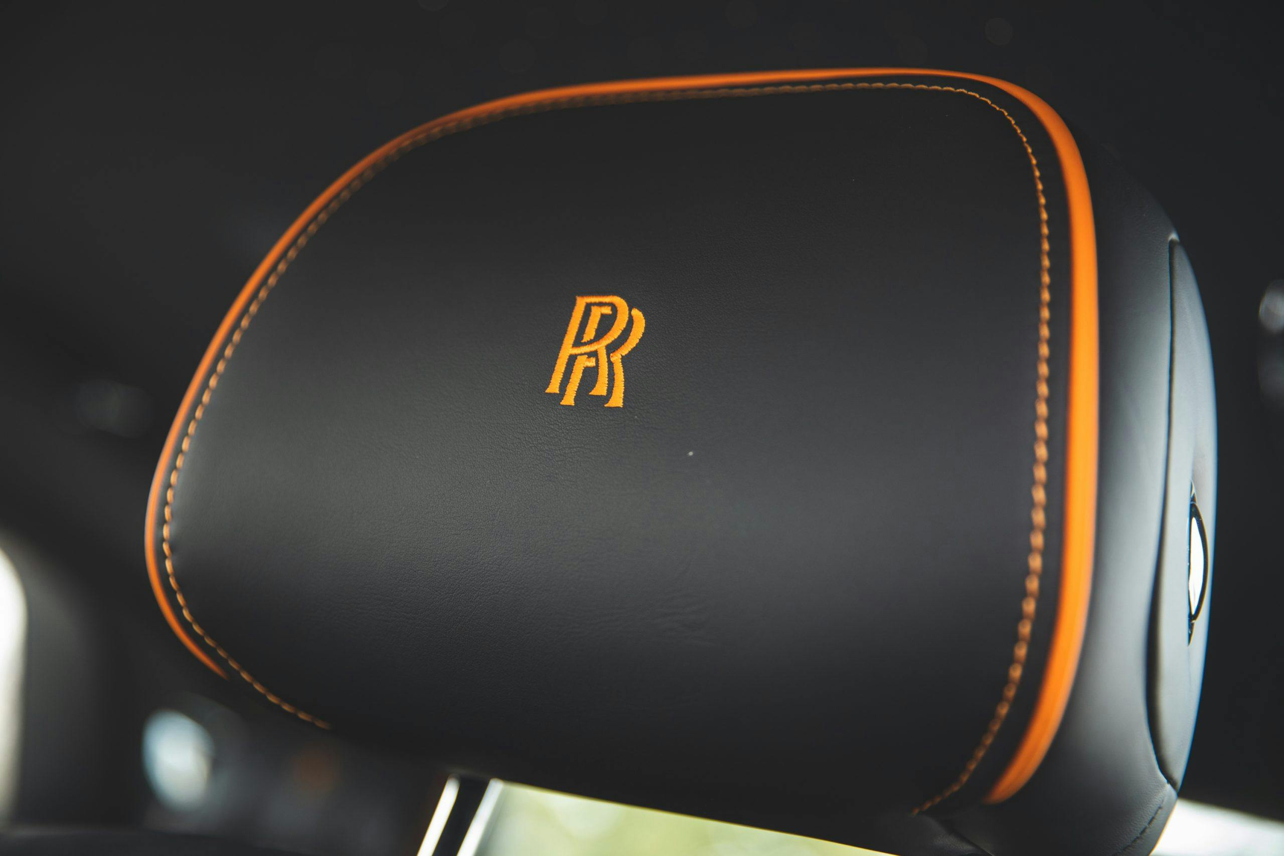 2022 Rolls-Royce Ghost Black Badge interior headrest