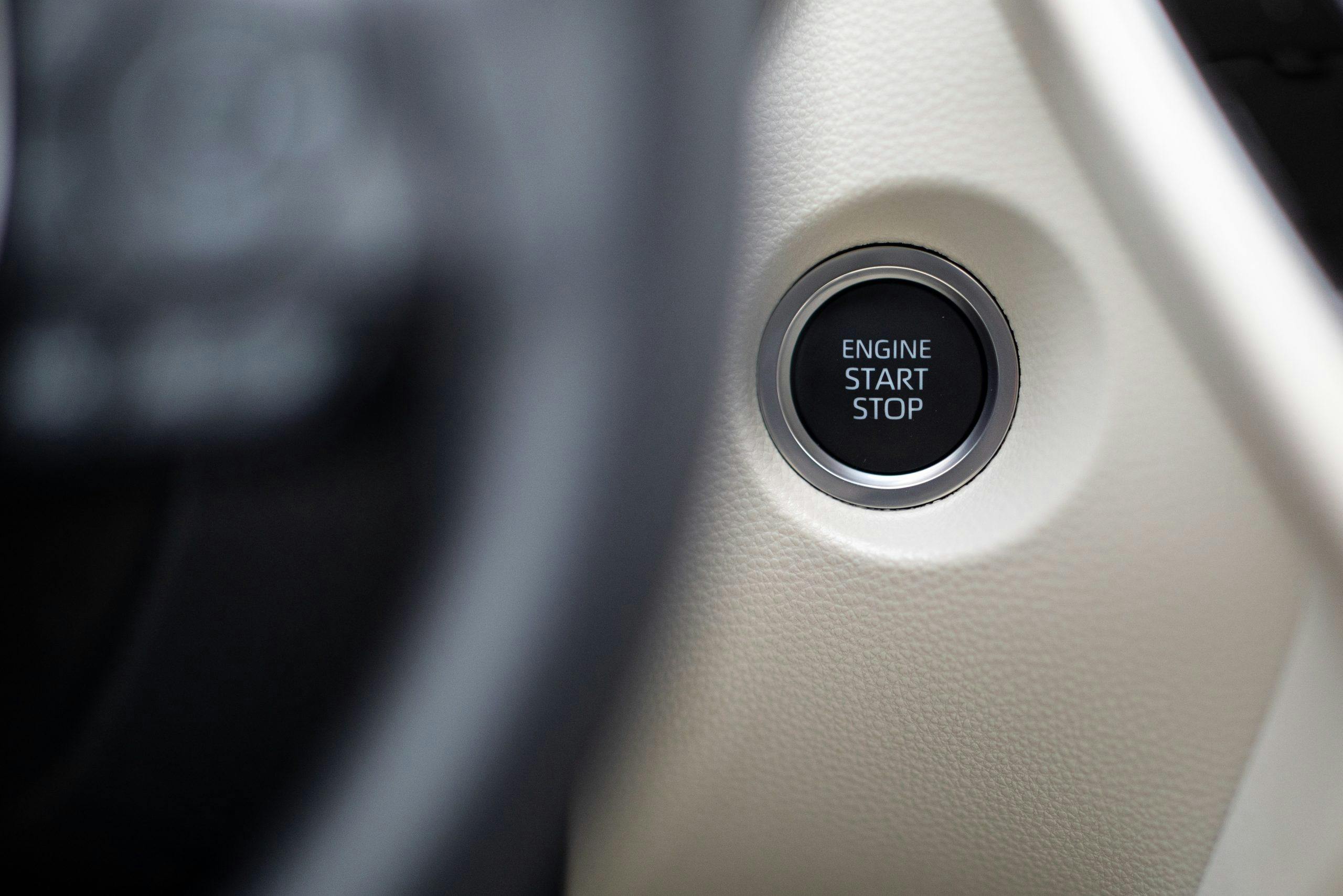 2022 Toyota Corolla Cross engine push start button