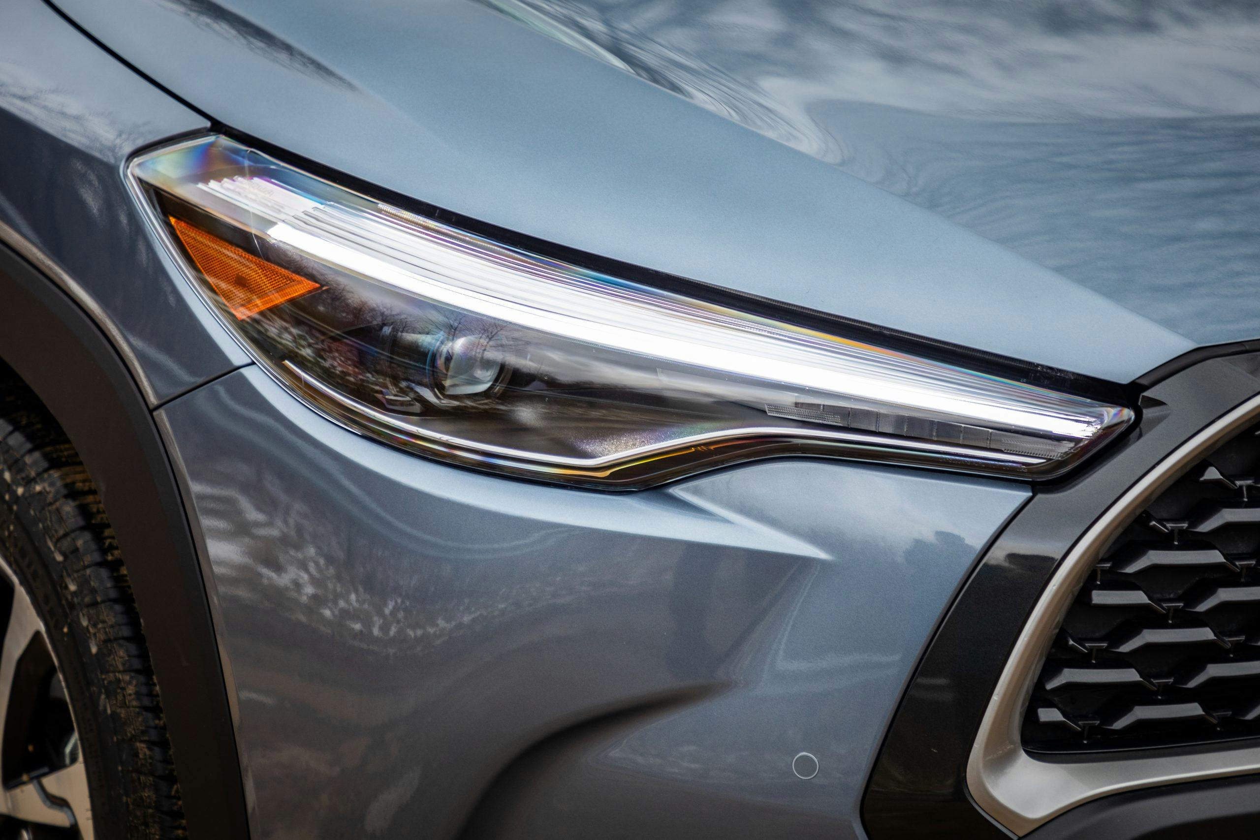 2022 Toyota Corolla Cross headlight closeup