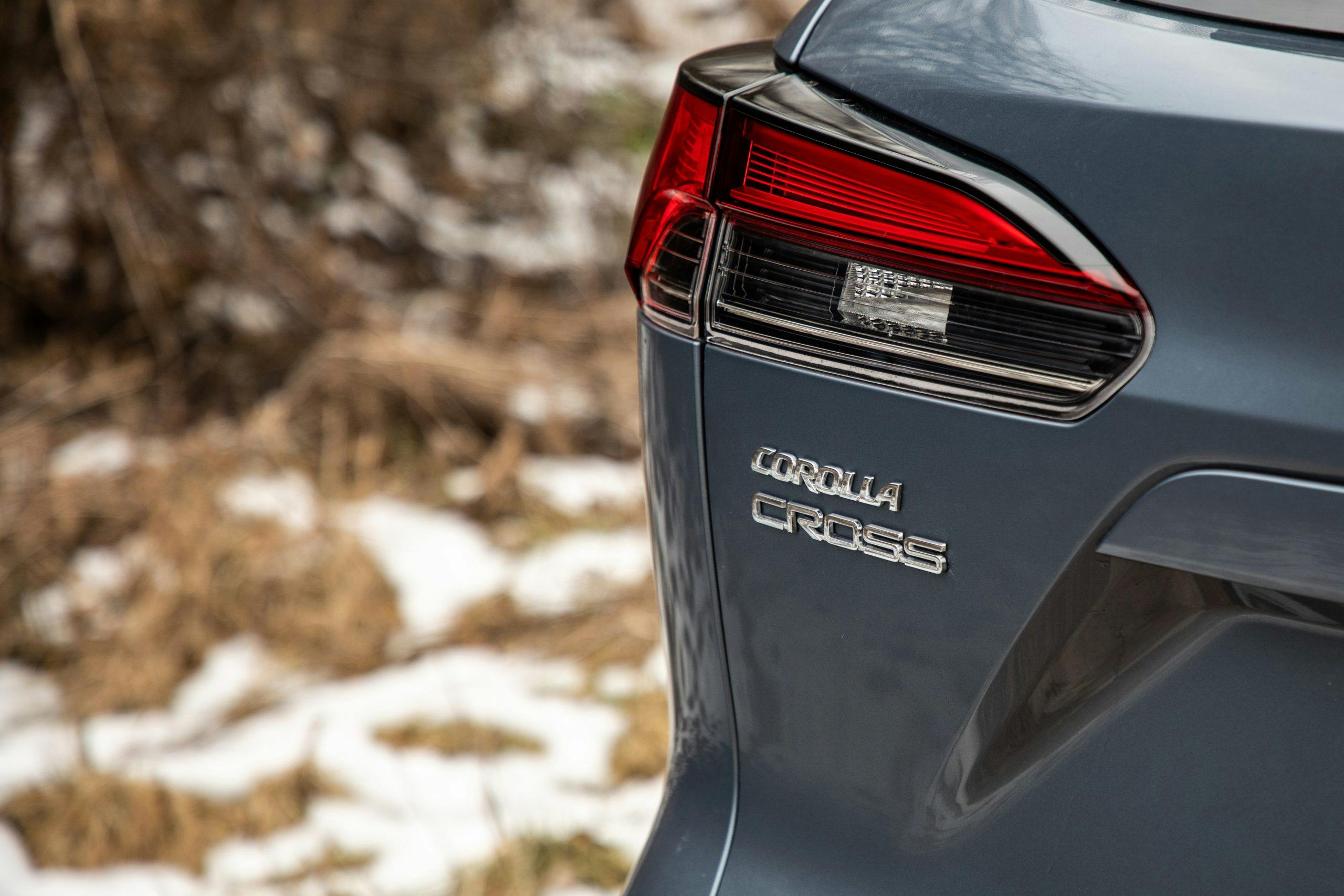 2022 Toyota Corolla Cross tailight closeup