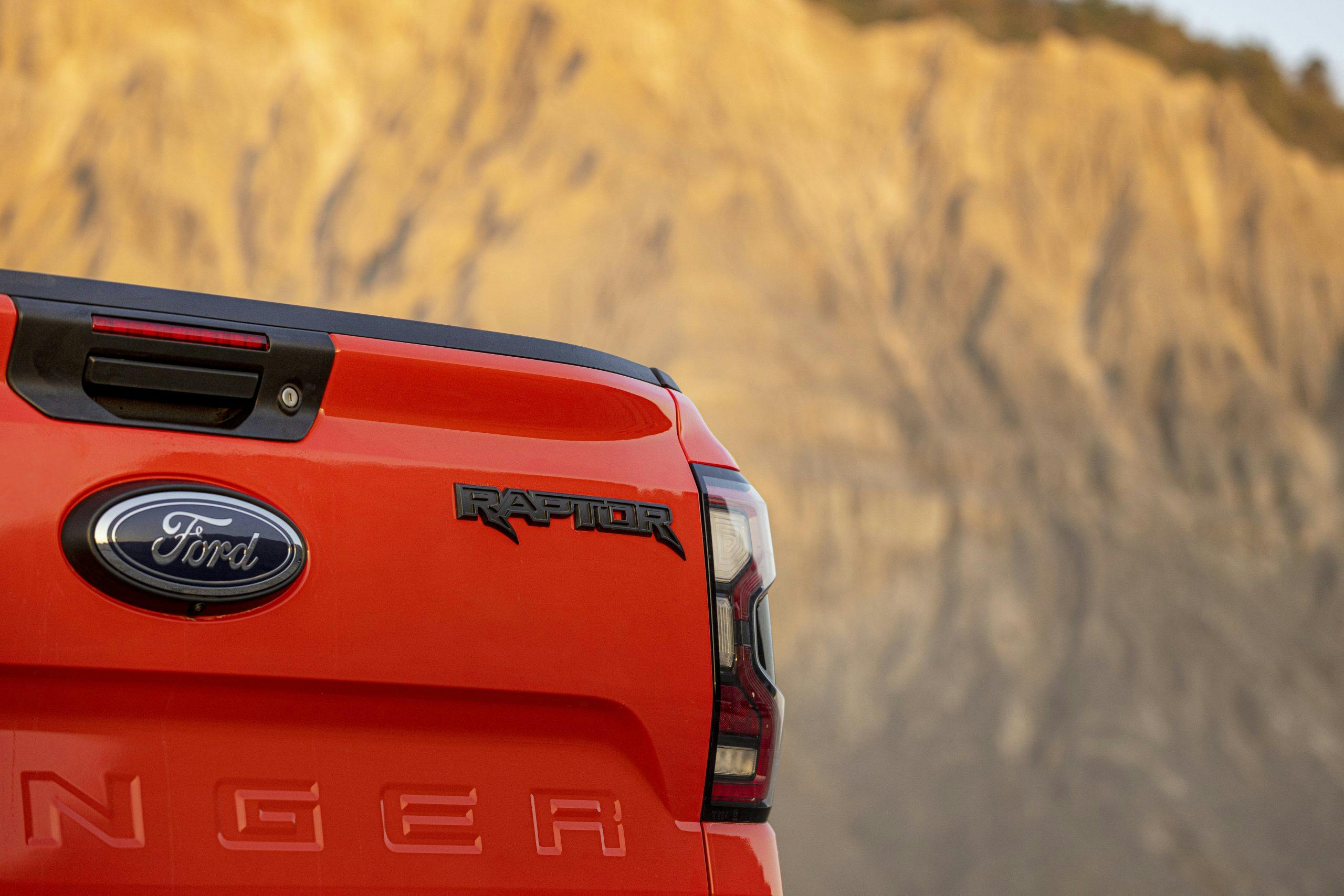2022 Ford Ranger Raptor off-road taillight graphics