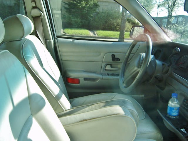 1998 Grand Marquis LS with white leather interior