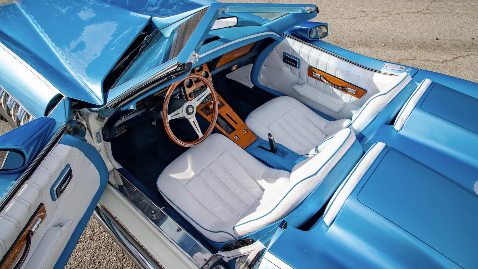 1969 Barrister Corvette Barris custom convertible interior