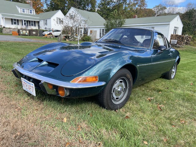 1969 Opel GT front three-quarter