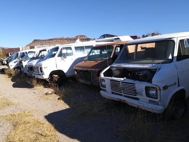 Arizona junkyard vans