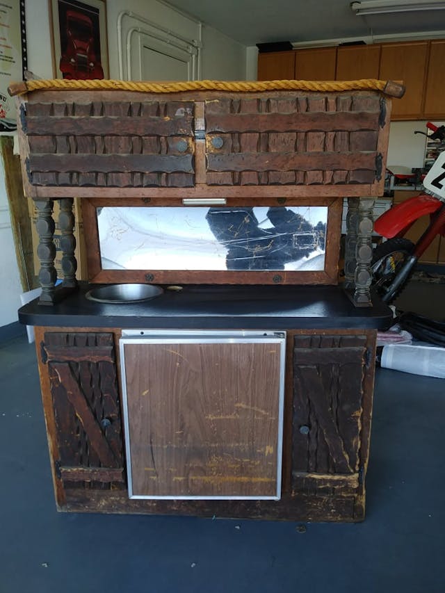 Old vintage desk