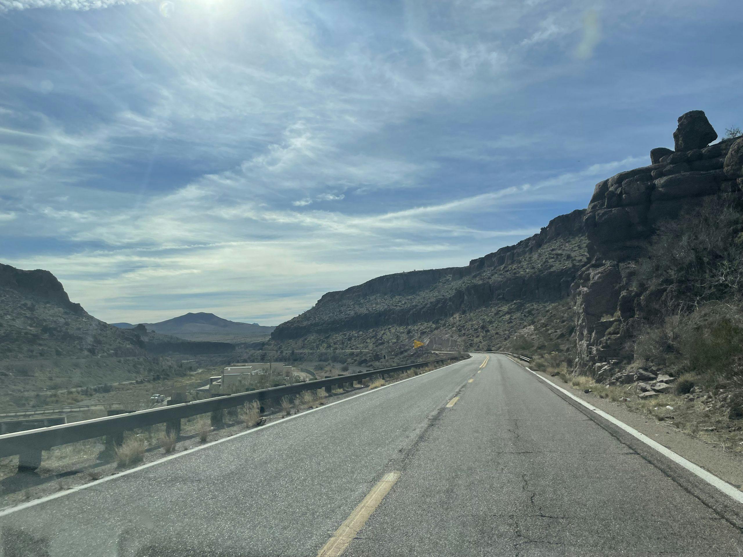 Arizona hill country highway