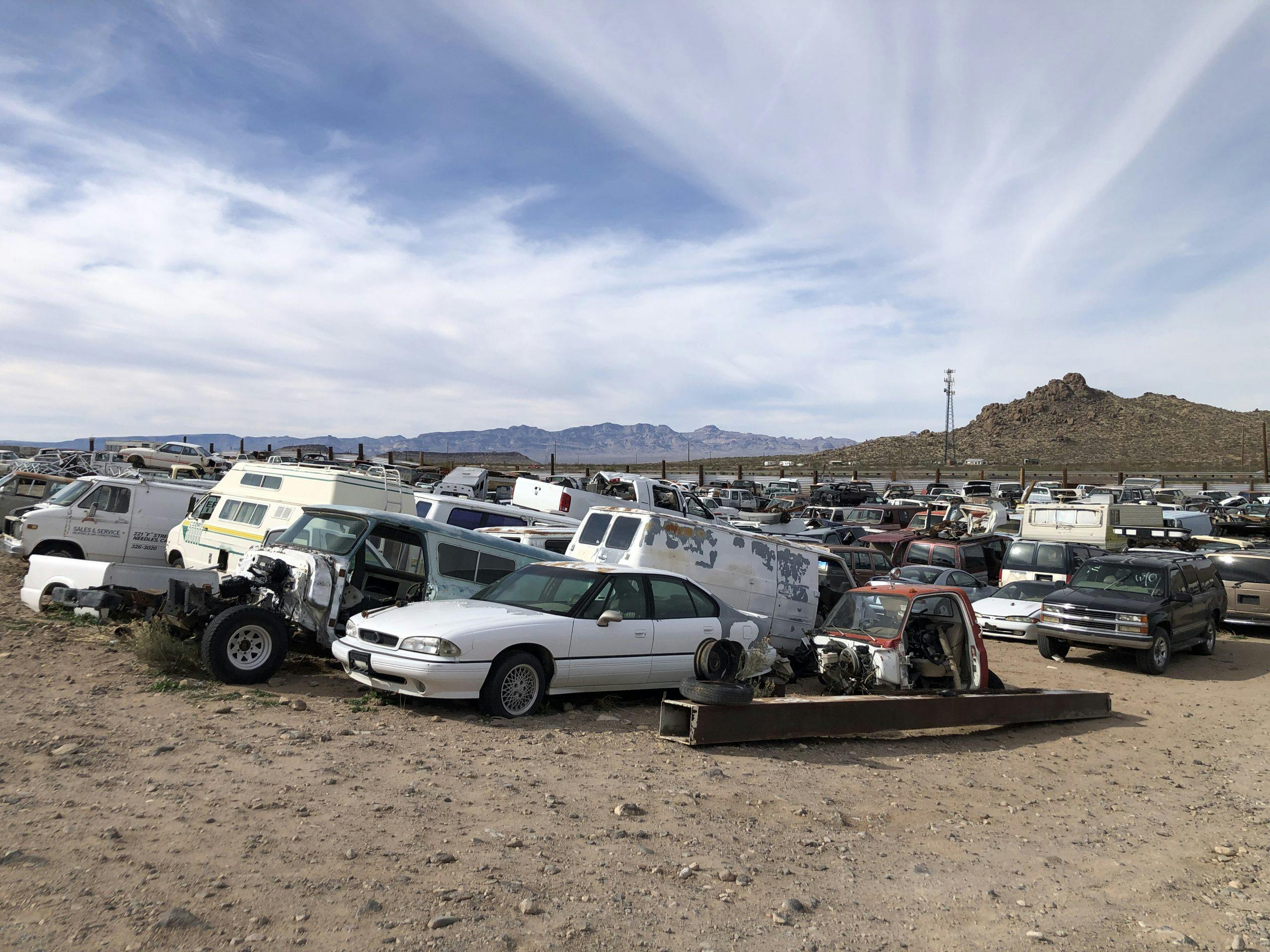 Arizona junkyard cars