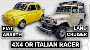 A Rare 2 Cylinder Fiat Abarth Racer and The Legendary Indestructible FJ40  | The Appraiser – Ep. 5