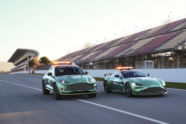 Aston Martin F1 safety and medical car
