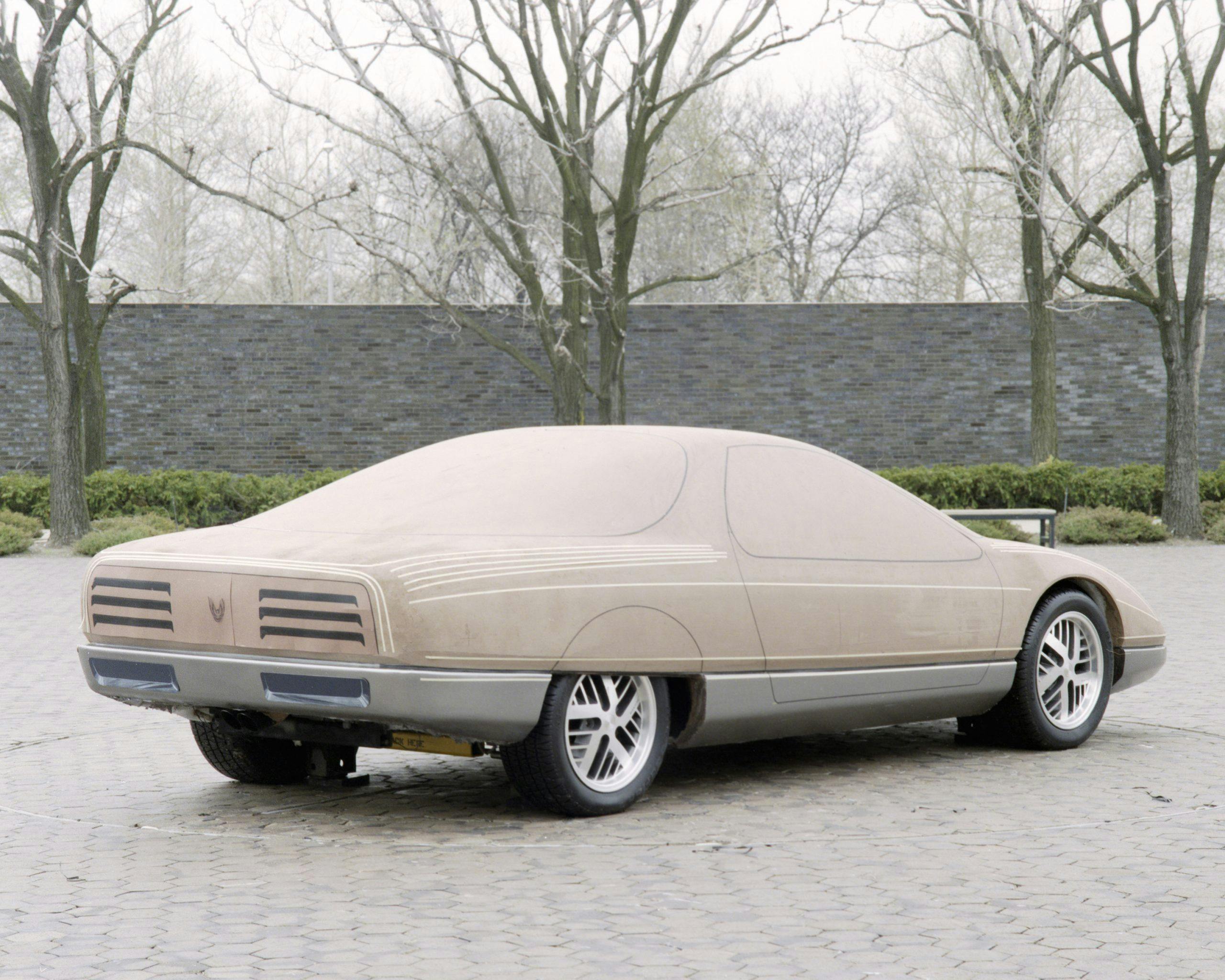 1989 Pontiac Firebird Coupe clay model rear