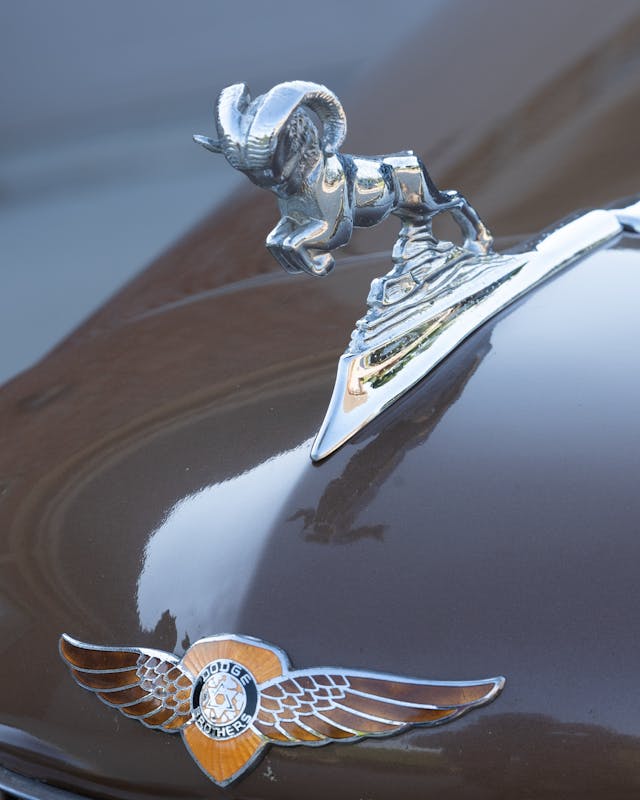 1935 Dodge Series DV hood emblem