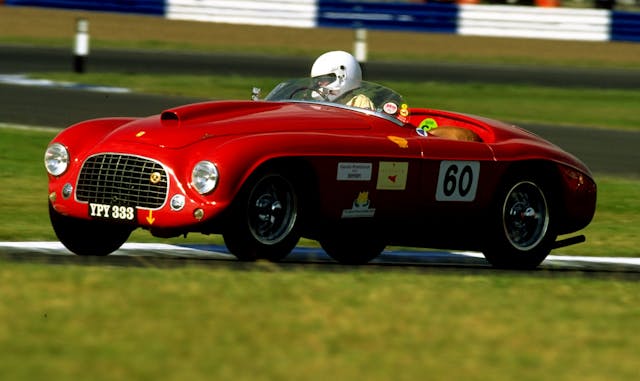 Ferrari 166MM track action