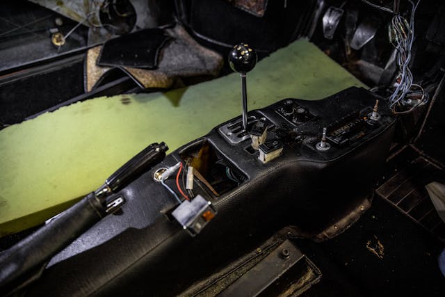 Ferrari Dino restoration interior console