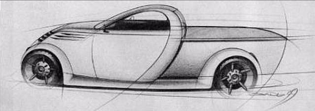 2000 Chevrolet SSR sketch drawing