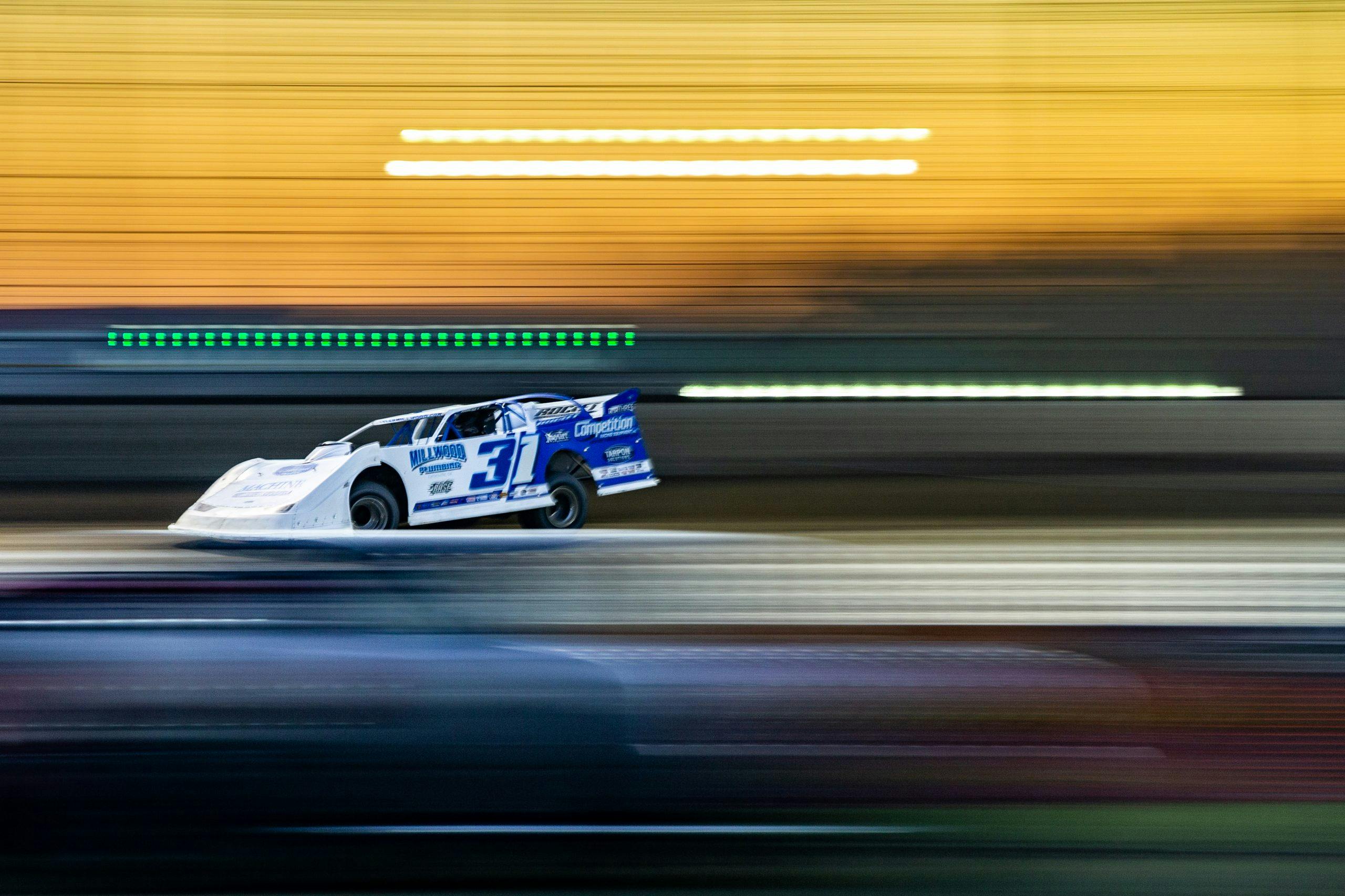 Grassroots racing action blur