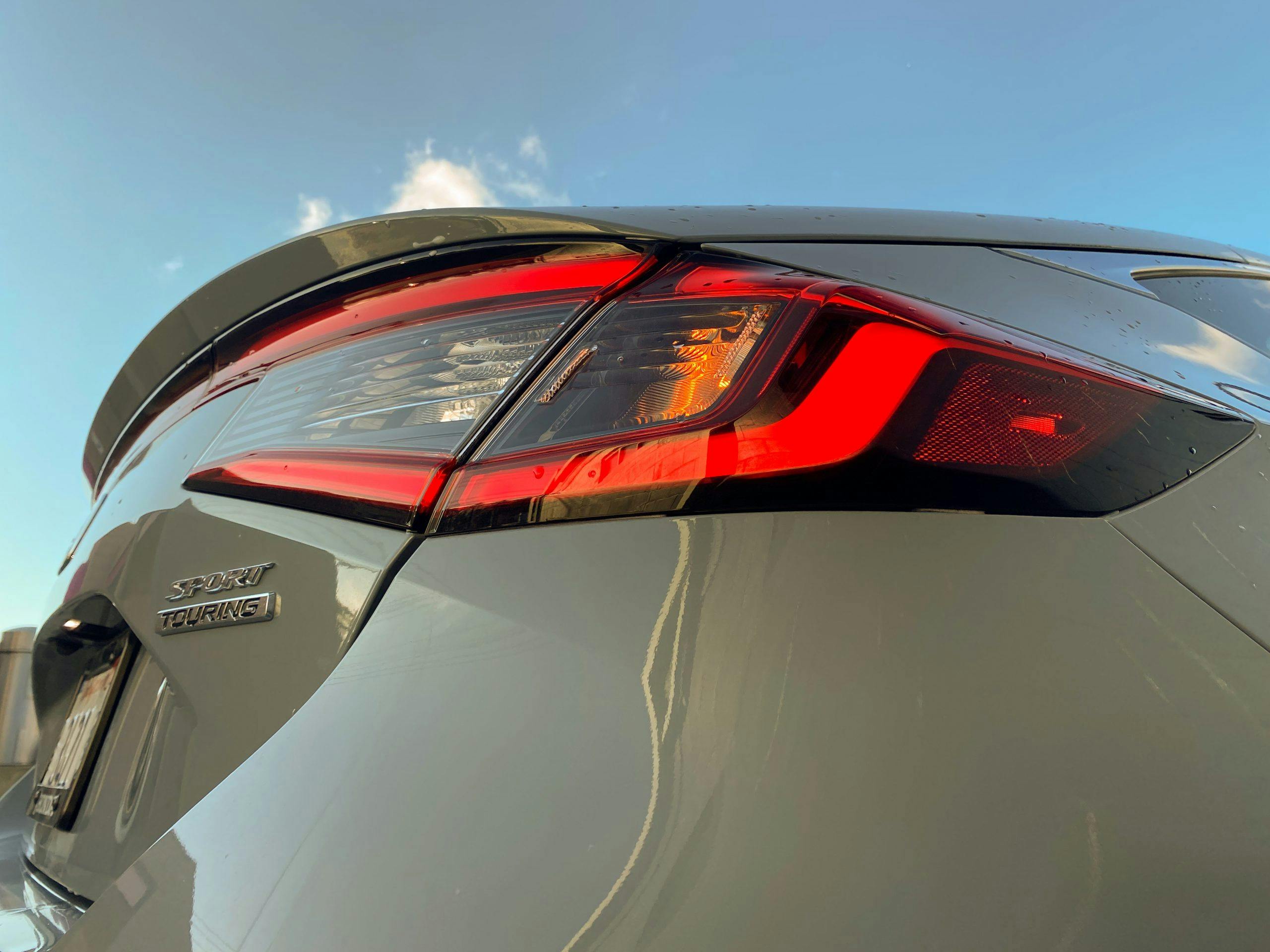 2022 Honda Civic Hatchback Sport Touring taillight