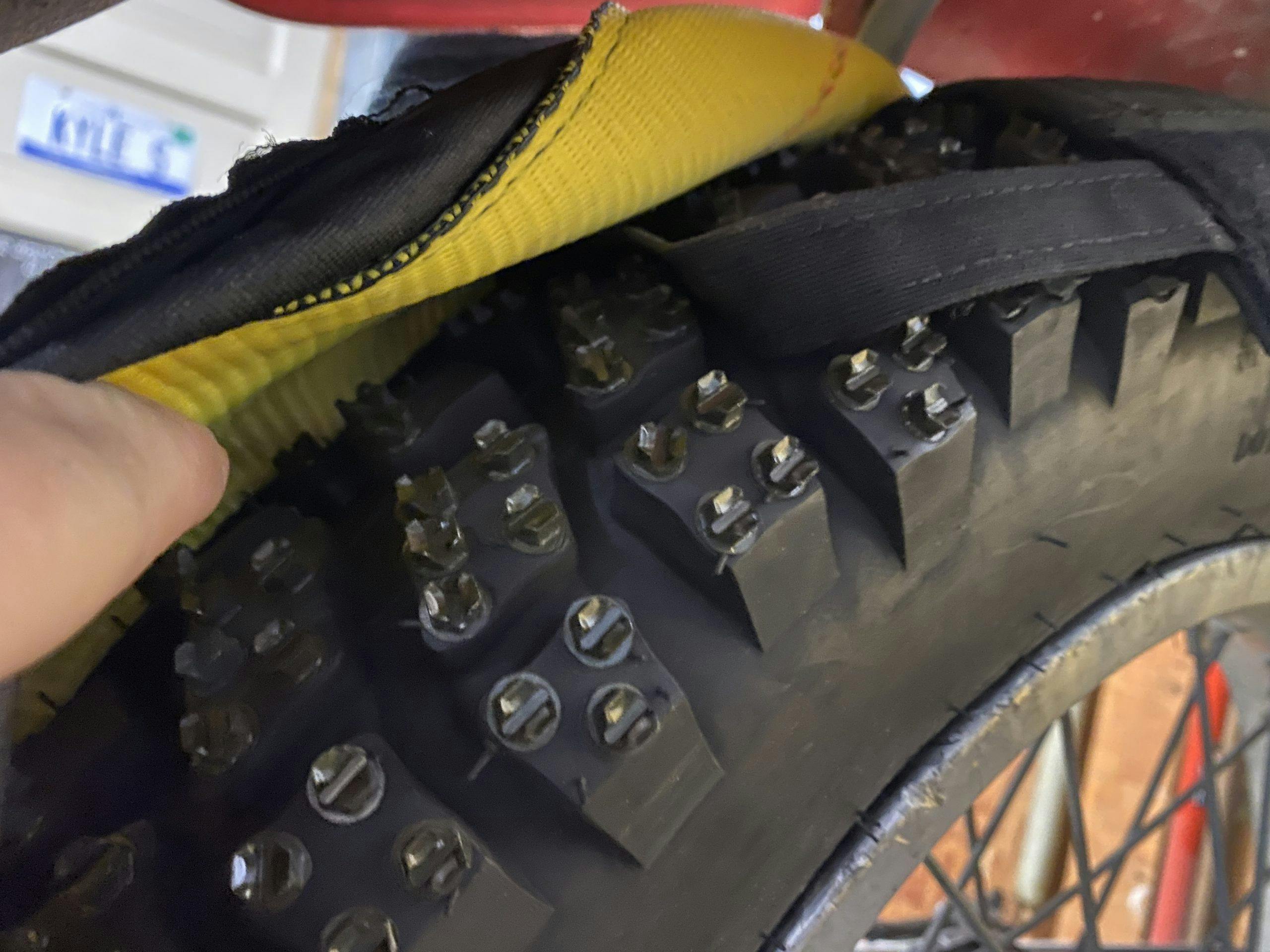 XR250R ice tire screws