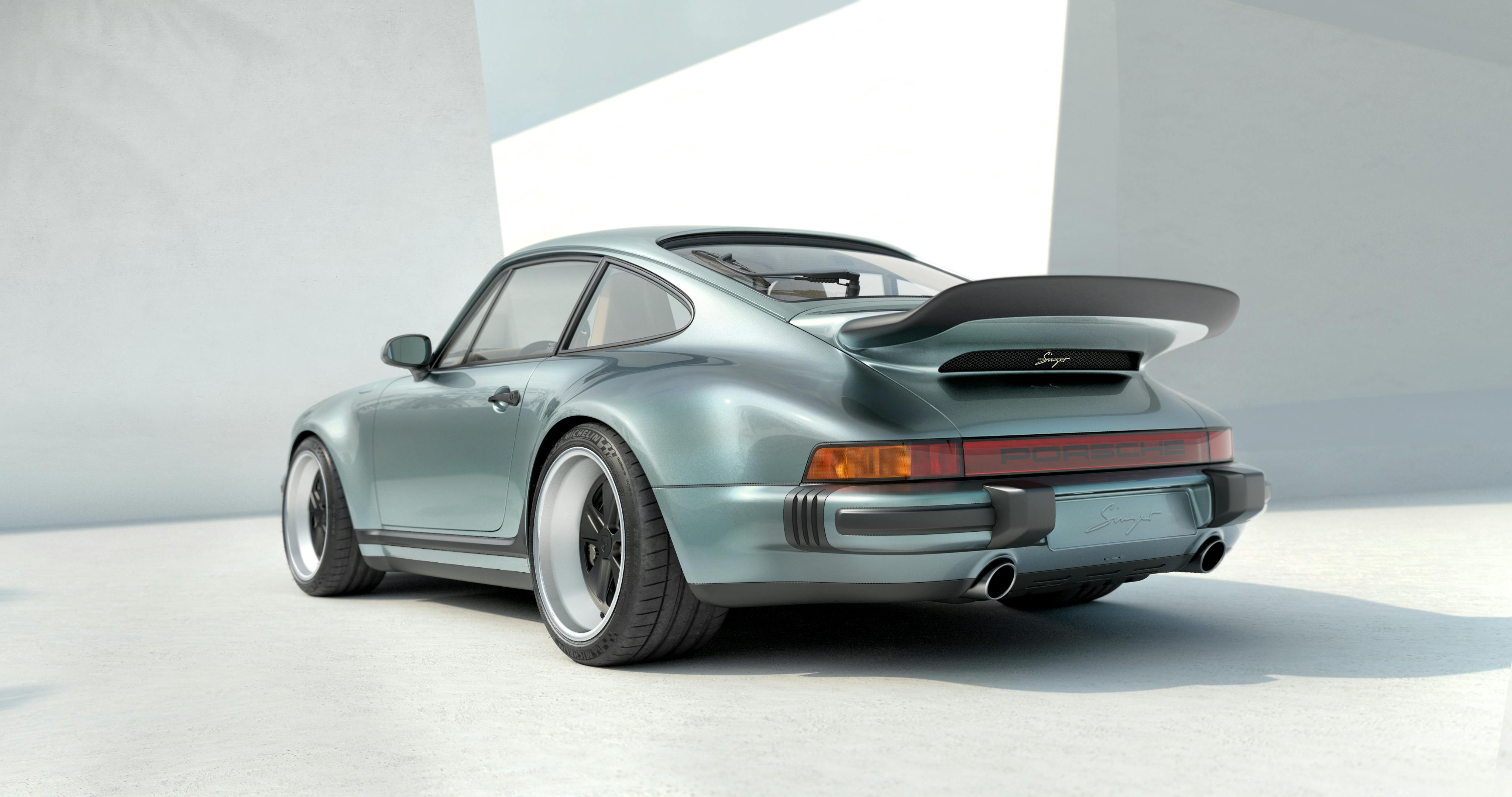 Porsche 911 reimagined by Singer Turbo Study rear