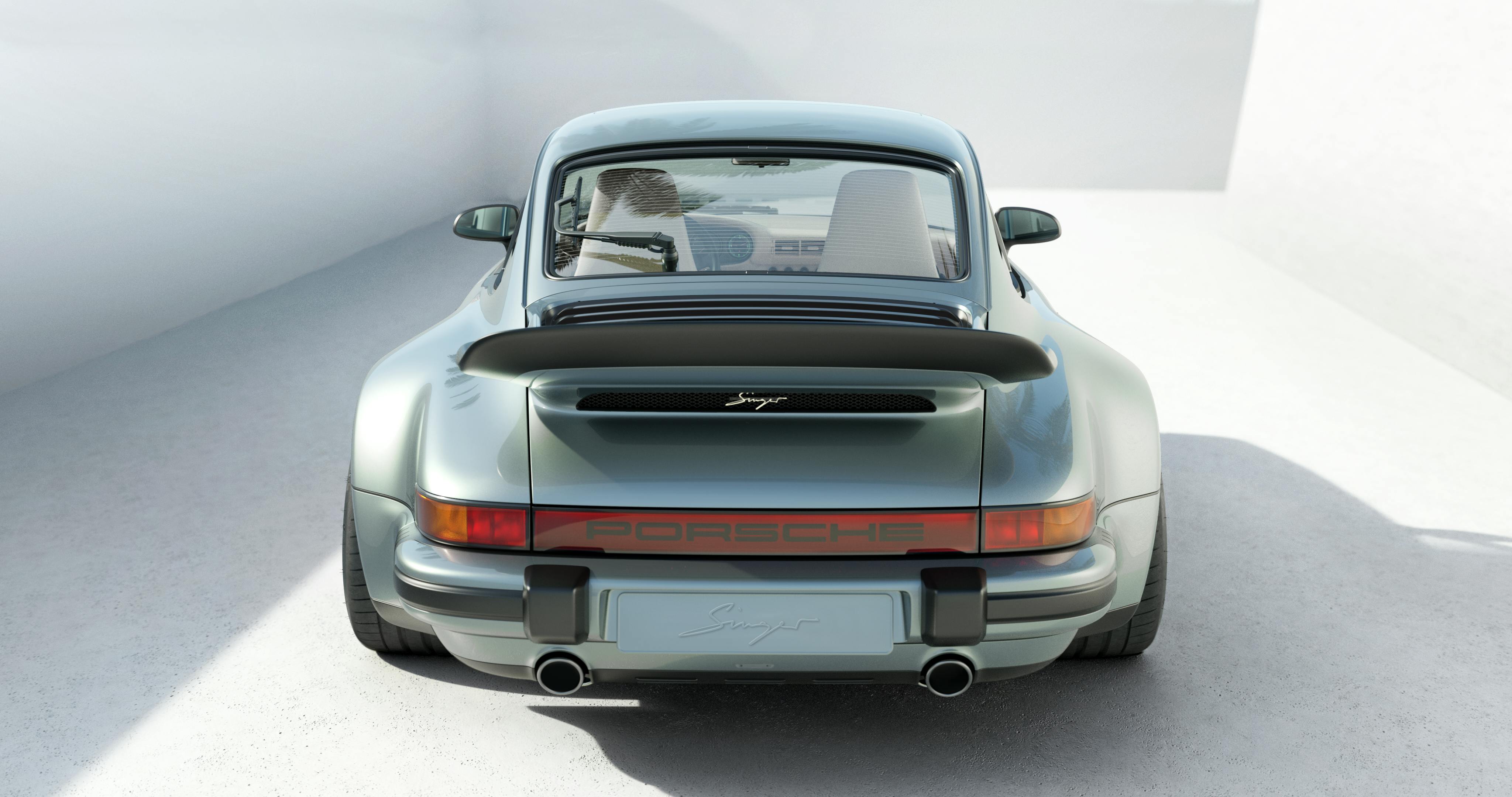 Porsche 911 reimagined by Singer Turbo Study rear