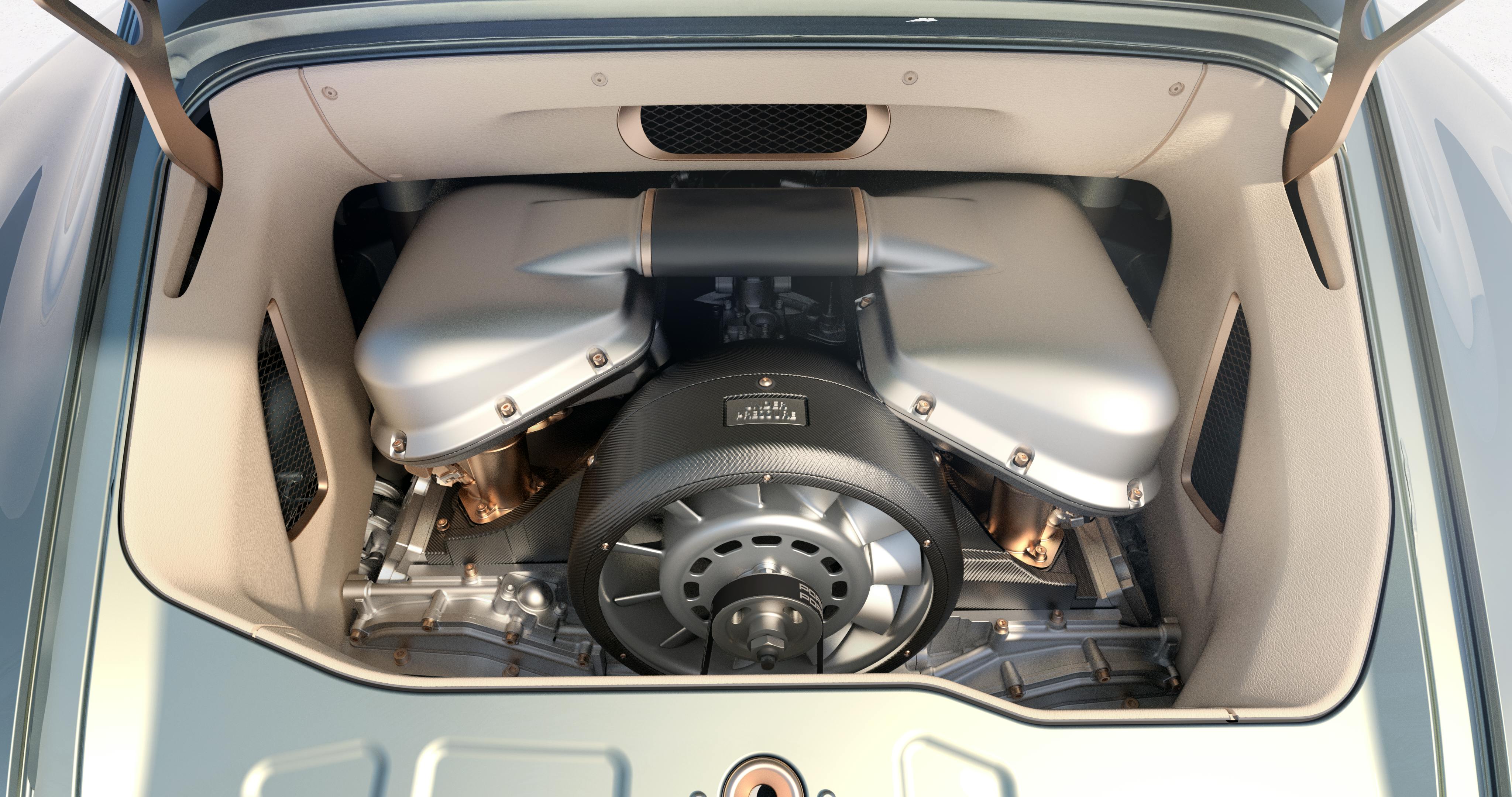Porsche 911 reimagined by Singer Turbo Study engine 3.8